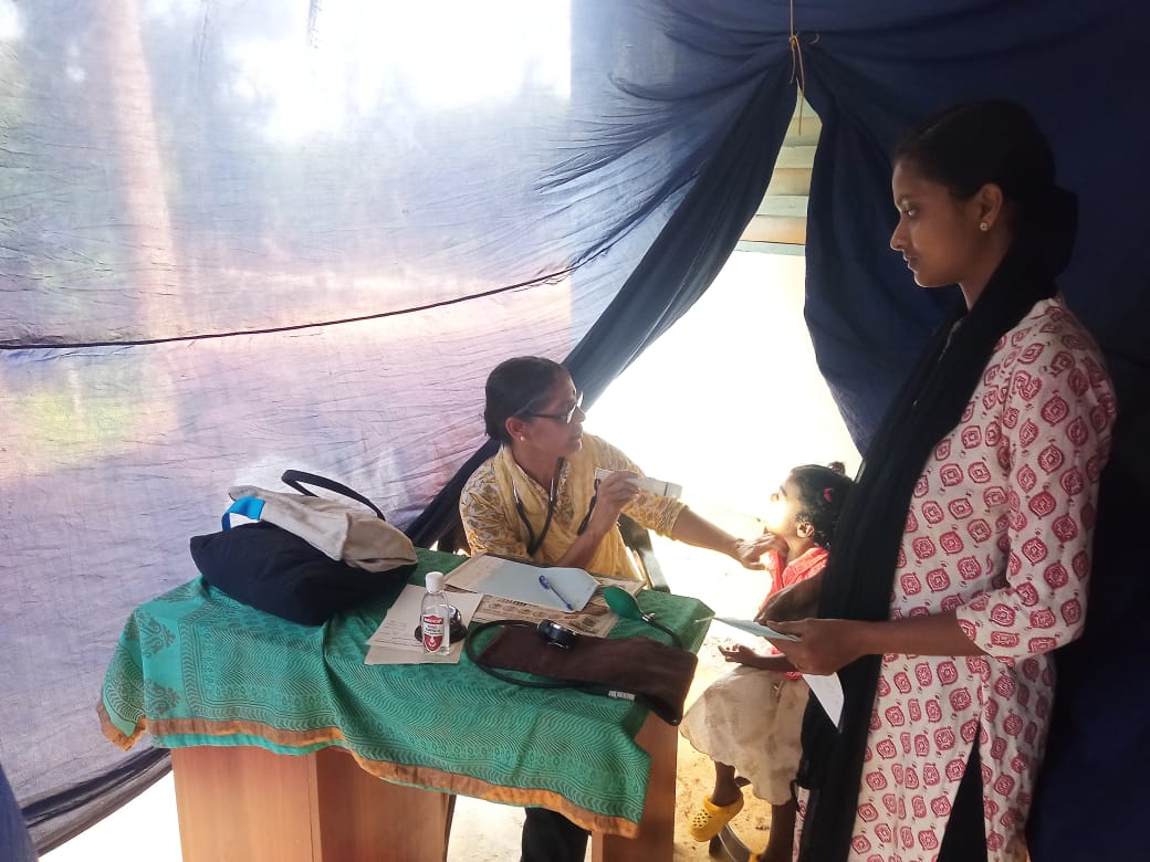 Medical Camp at Mothakara Tribal Colony