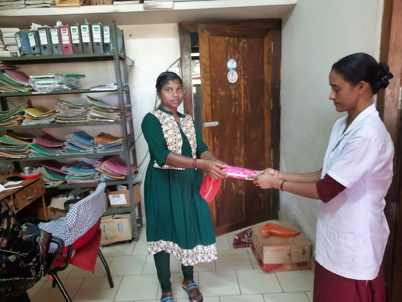 Personal Hygiene Session and distribution of Sanitary Pads